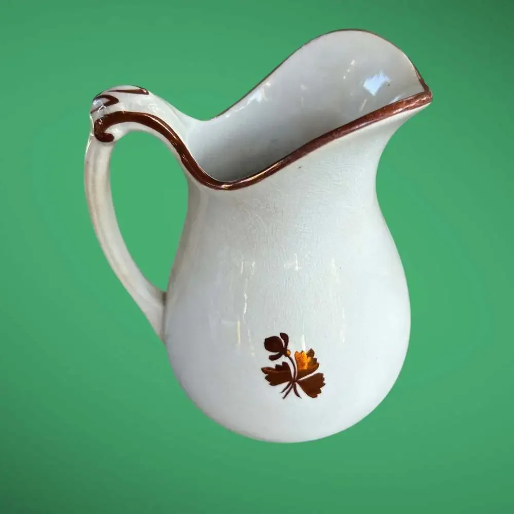 Alfred Meakin Antique Tea Leaf Lustre   Ironstone Milk Pitcher
